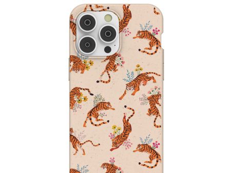 Seashell Whimsical Tigers iPhone 14 Pro Max Case with MagSafe Module Hot on Sale