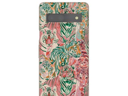 Seashell Hidden Tigers Google Pixel 7a Case Discount