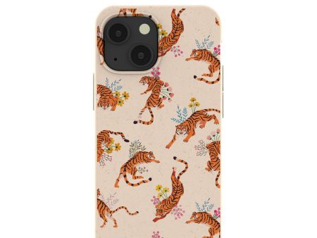 Seashell Whimsical Tigers iPhone 13 Mini Case Online now