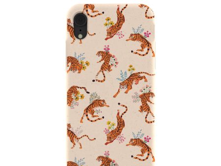 Seashell Whimsical Tigers iPhone XR Case Cheap