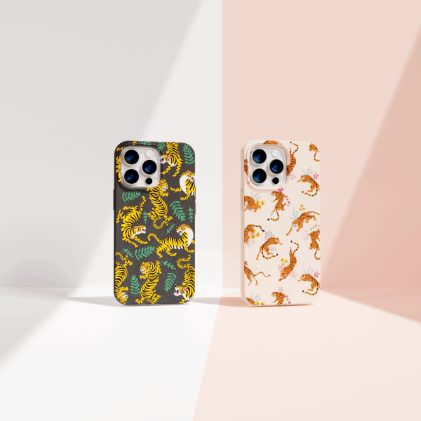 Seashell Whimsical Tigers iPhone 13 Mini Case Online now