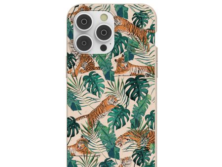 Seashell Jungle Tigers iPhone 14 Pro Max Case with MagSafe Module Sale