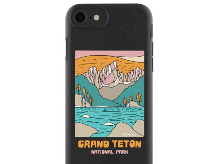 Black Grand Teton iPhone 6 6s 7 8 SE Case For Discount