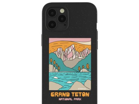 Black Grand Teton iPhone 12 Pro Max Case Hot on Sale