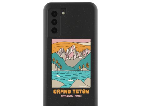 Black Grand Teton Samsung Galaxy S21 Case Online Hot Sale