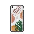 Clear Abstract Botanics iPhone 6 6s 7 8 SE Case With Black Ridge Online now