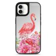 Flamingo & Flower MagSafe Compatible Mirror Case For Sale