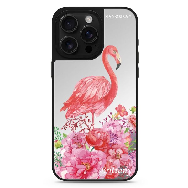 Flamingo & Flower Mirror Case Supply