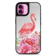 Flamingo & Flower MagSafe Compatible Mirror Case For Sale