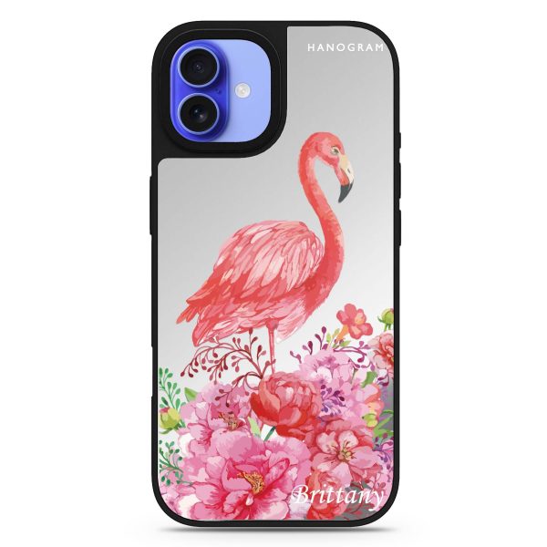 Flamingo & Flower Mirror Case Online Sale