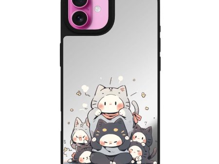 Feline Asana Lesson Mirror Case Online Hot Sale