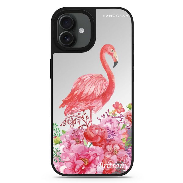 Flamingo & Flower Mirror Case Online Sale