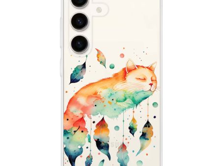 A Dream Cat Samsung Galaxy Ultra Clear Case Online now