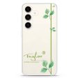 #15-0343 Greenery II Samsung Galaxy Ultra Clear Case Cheap