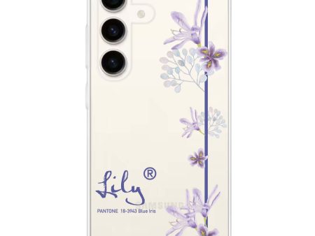 #18-3943 Blue Iris II Samsung Galaxy Ultra Clear Case on Sale